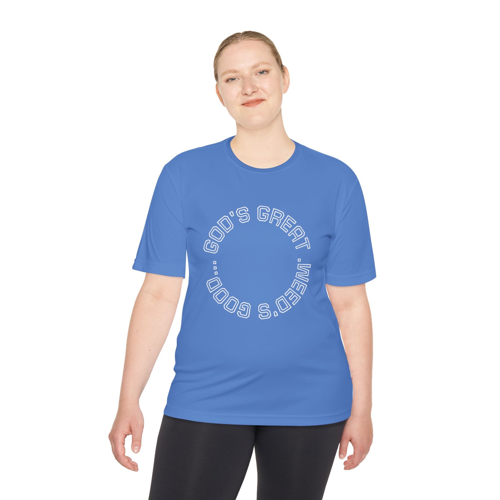 Cool Graphic Moisture Wicking Tee, Fitness Shirt, Casual Wear, Gift for Athletes, Summer Apparel