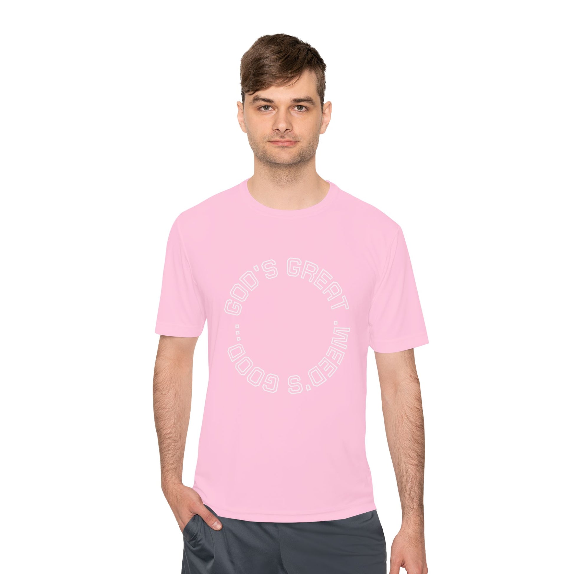 Cool Graphic Moisture Wicking Tee, Fitness Shirt, Casual Wear, Gift for Athletes, Summer Apparel