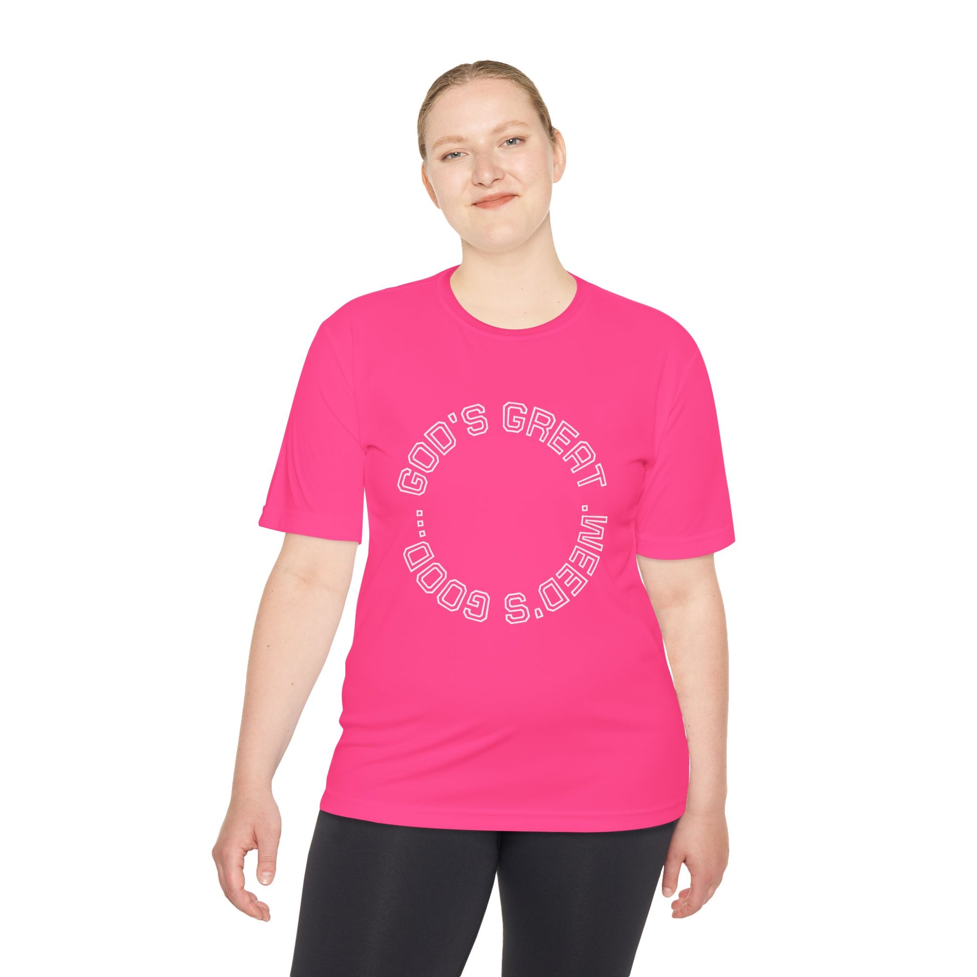 Cool Graphic Moisture Wicking Tee, Fitness Shirt, Casual Wear, Gift for Athletes, Summer Apparel