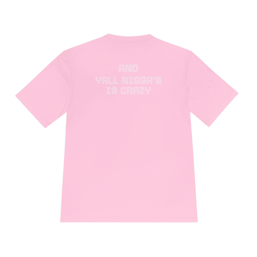 Cool Graphic Moisture Wicking Tee, Fitness Shirt, Casual Wear, Gift for Athletes, Summer Apparel