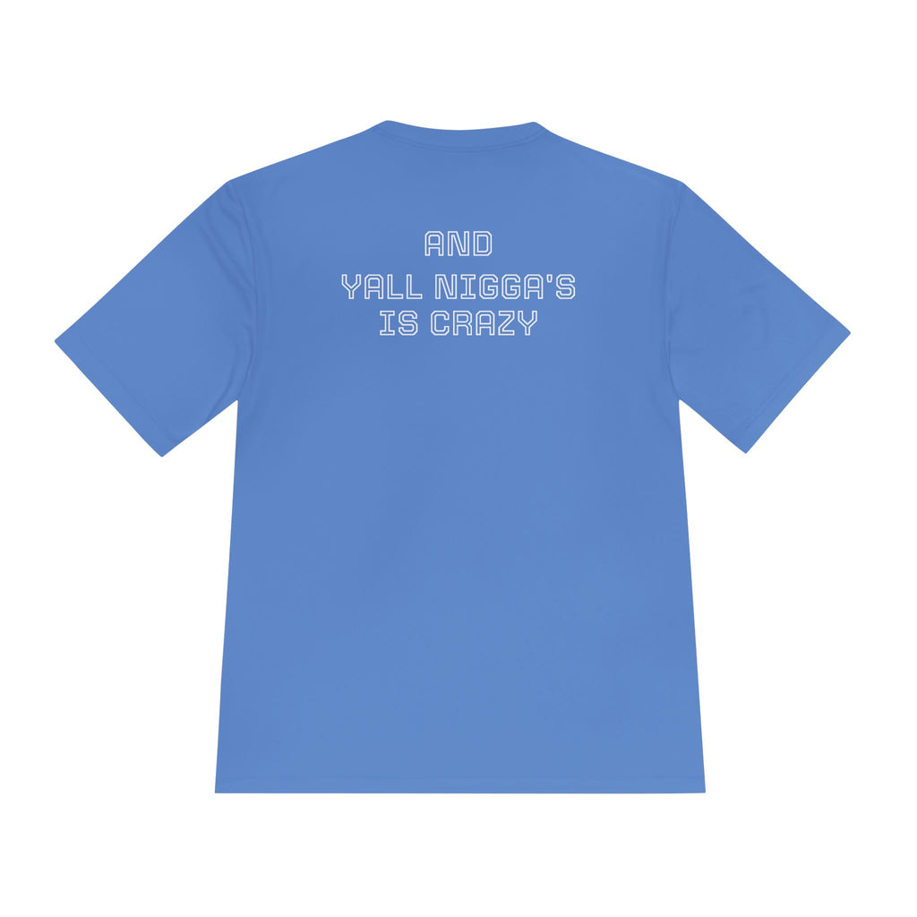 Cool Graphic Moisture Wicking Tee, Fitness Shirt, Casual Wear, Gift for Athletes, Summer Apparel