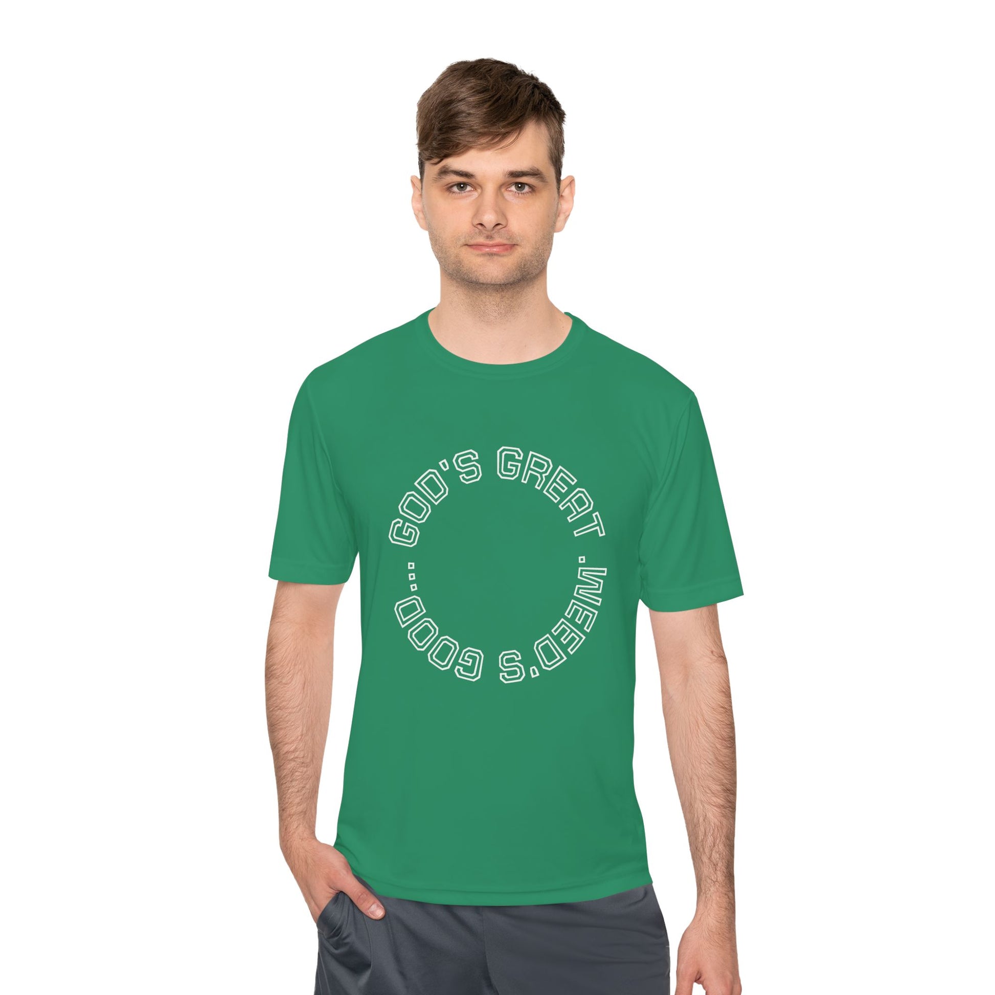 Cool Graphic Moisture Wicking Tee, Fitness Shirt, Casual Wear, Gift for Athletes, Summer Apparel