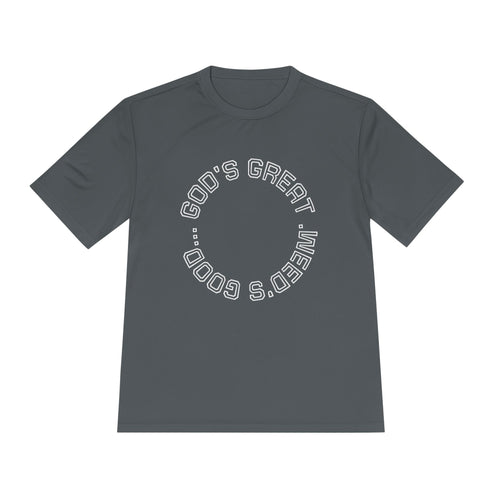 Cool Graphic Moisture Wicking Tee, Fitness Shirt, Casual Wear, Gift for Athletes, Summer Apparel