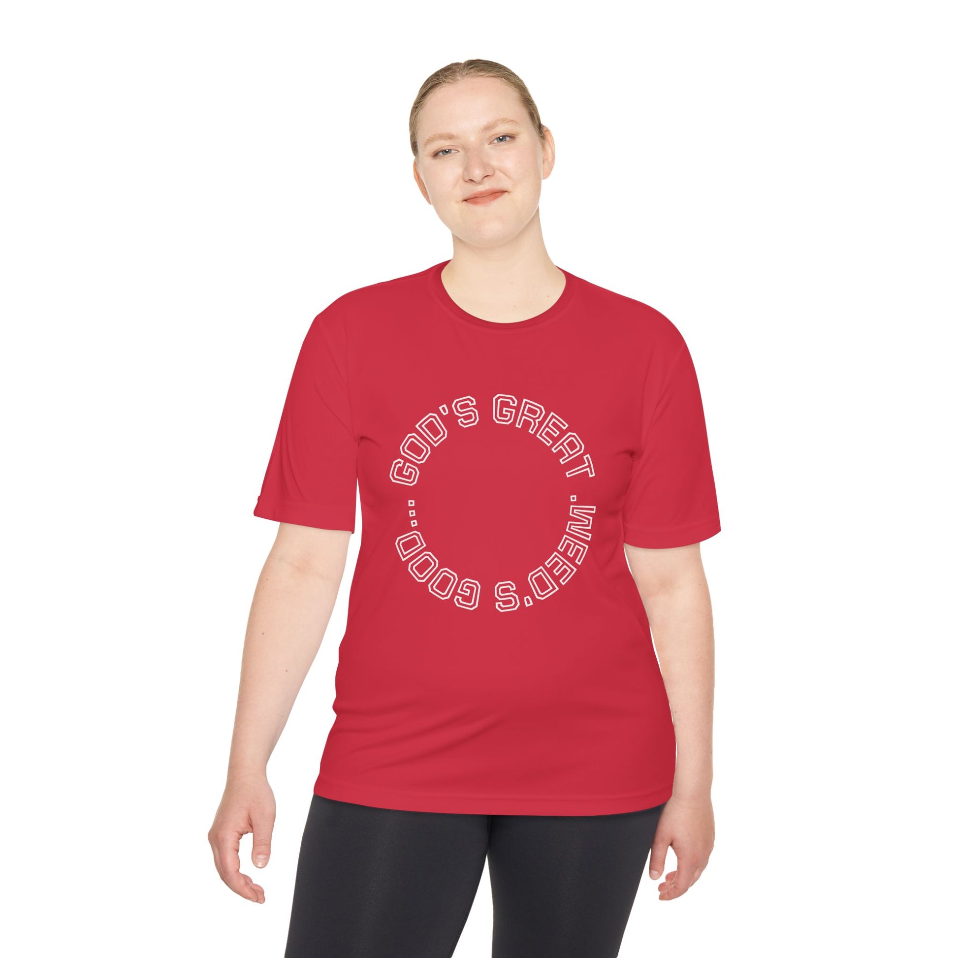Cool Graphic Moisture Wicking Tee, Fitness Shirt, Casual Wear, Gift for Athletes, Summer Apparel