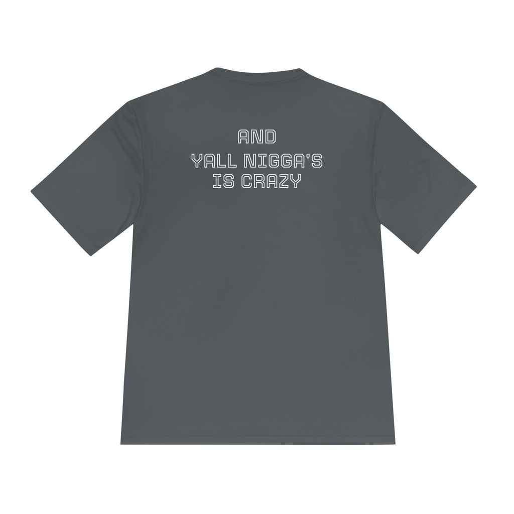 Cool Graphic Moisture Wicking Tee, Fitness Shirt, Casual Wear, Gift for Athletes, Summer Apparel