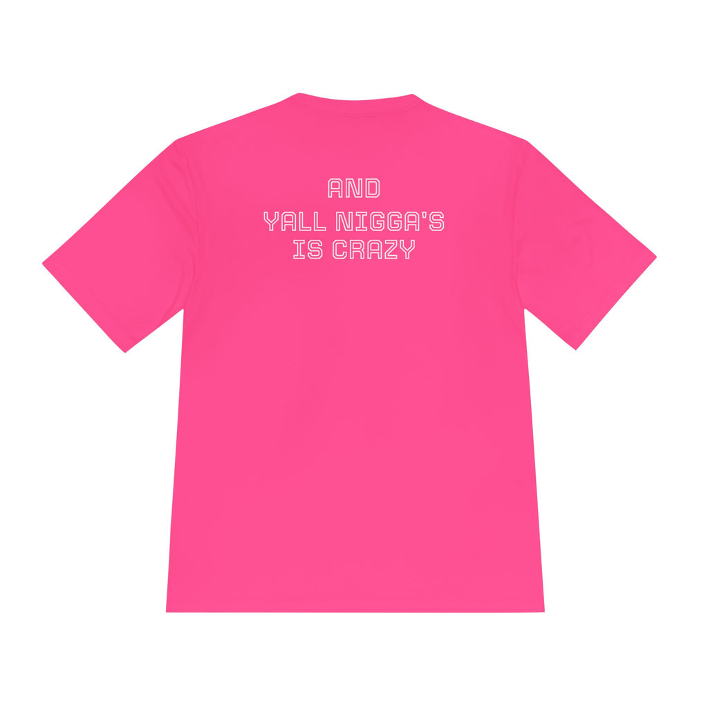Cool Graphic Moisture Wicking Tee, Fitness Shirt, Casual Wear, Gift for Athletes, Summer Apparel