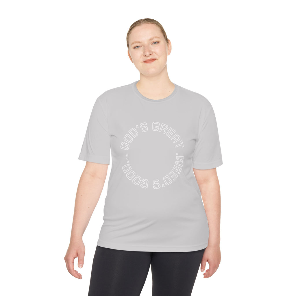 Cool Graphic Moisture Wicking Tee, Fitness Shirt, Casual Wear, Gift for Athletes, Summer Apparel