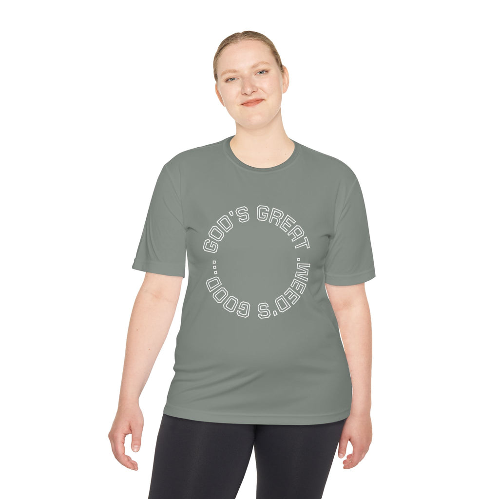 Cool Graphic Moisture Wicking Tee, Fitness Shirt, Casual Wear, Gift for Athletes, Summer Apparel