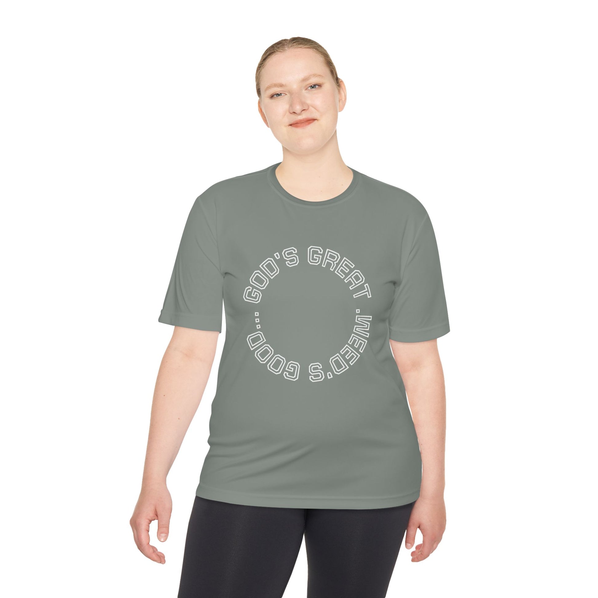 Cool Graphic Moisture Wicking Tee, Fitness Shirt, Casual Wear, Gift for Athletes, Summer Apparel
