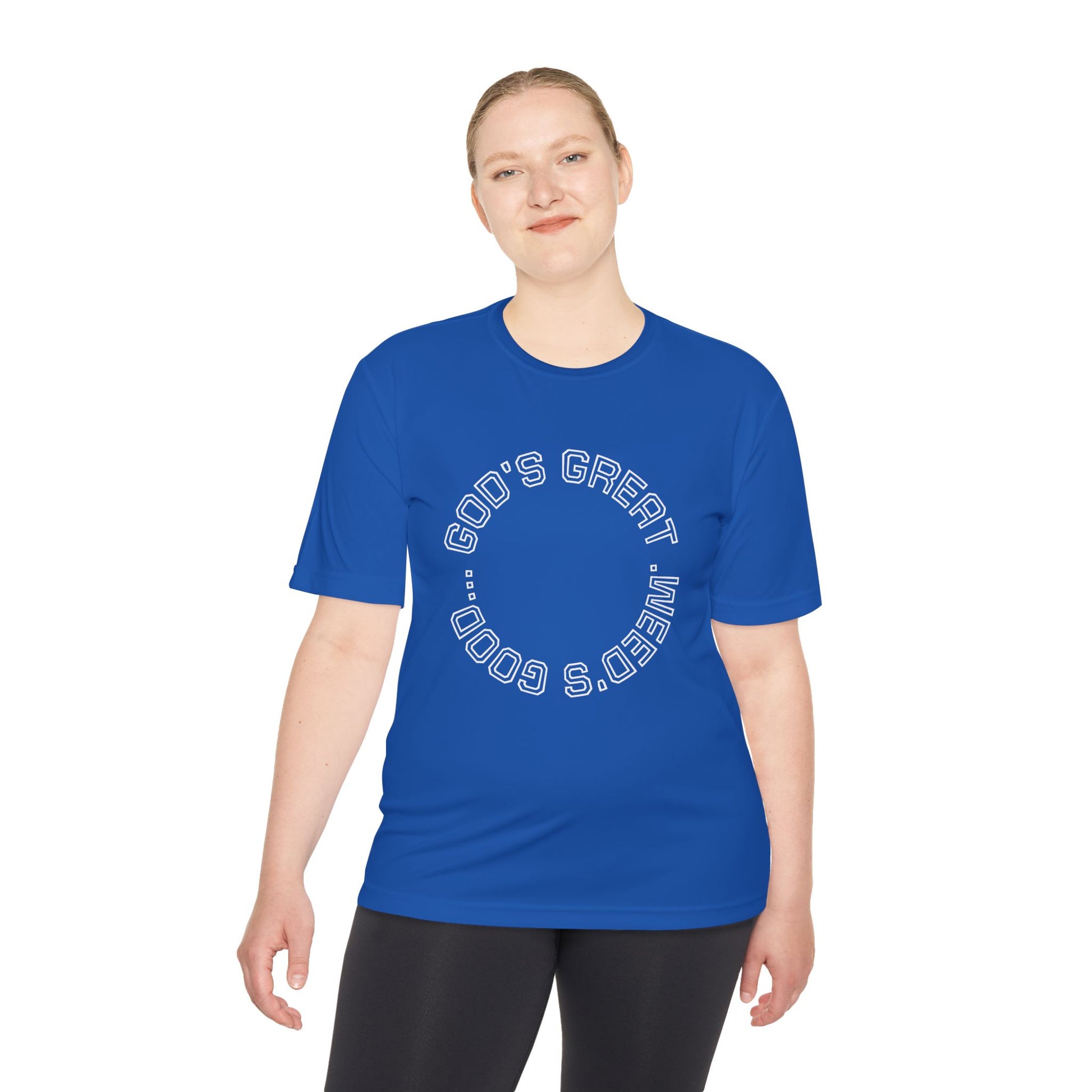 Cool Graphic Moisture Wicking Tee, Fitness Shirt, Casual Wear, Gift for Athletes, Summer Apparel
