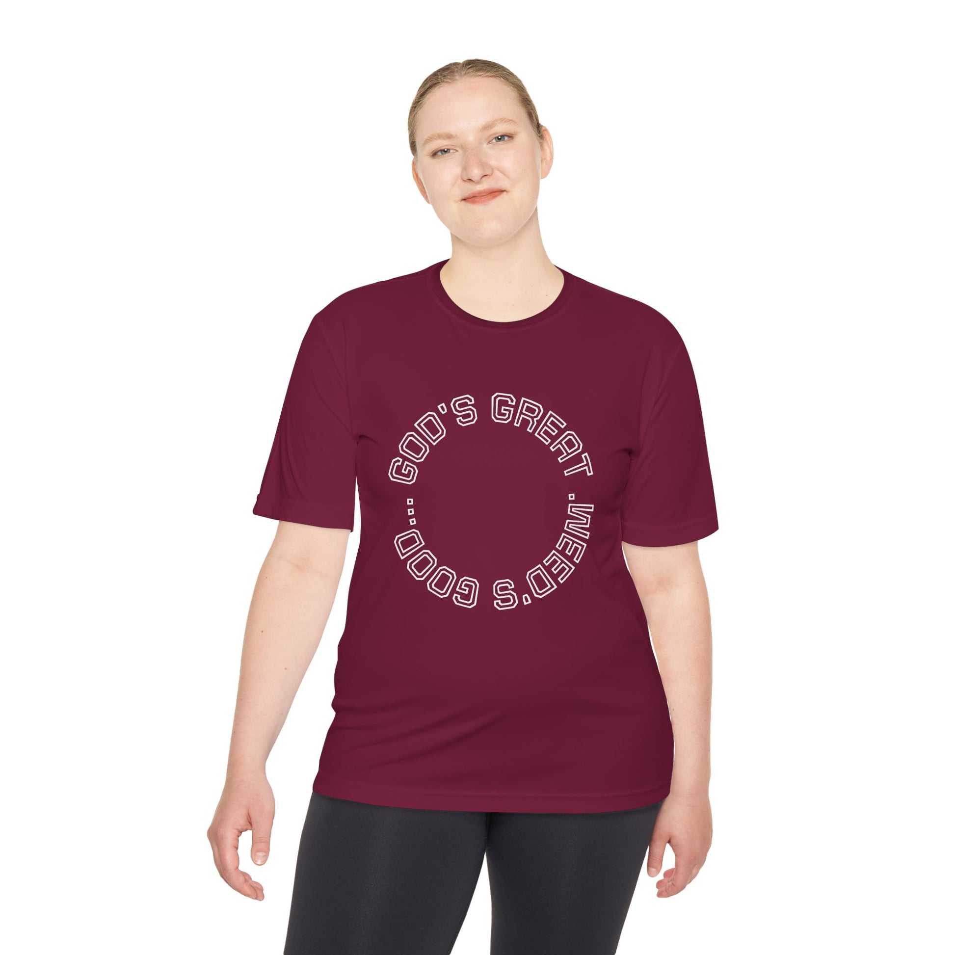 Cool Graphic Moisture Wicking Tee, Fitness Shirt, Casual Wear, Gift for Athletes, Summer Apparel