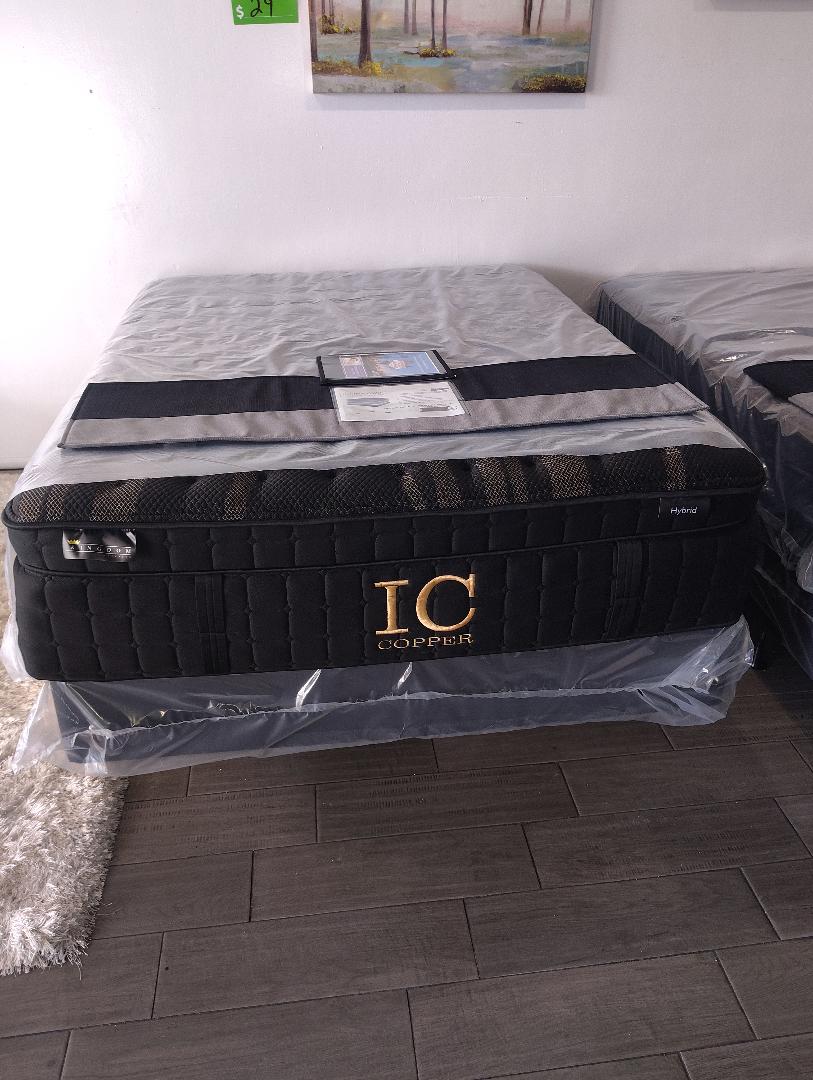 Luxury Hybrid IC Copper Eurotop 15" Tall